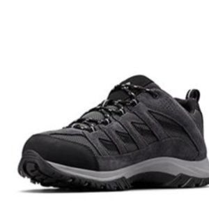 Columbia mens Crestwood Hiking Shoe, Shark, Columbia Grey, 8.5 Wide US *New*